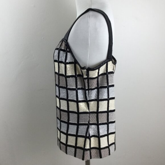 St. John Sequin/Metallic Paillettes Tank Top m - Picture 4 of 9